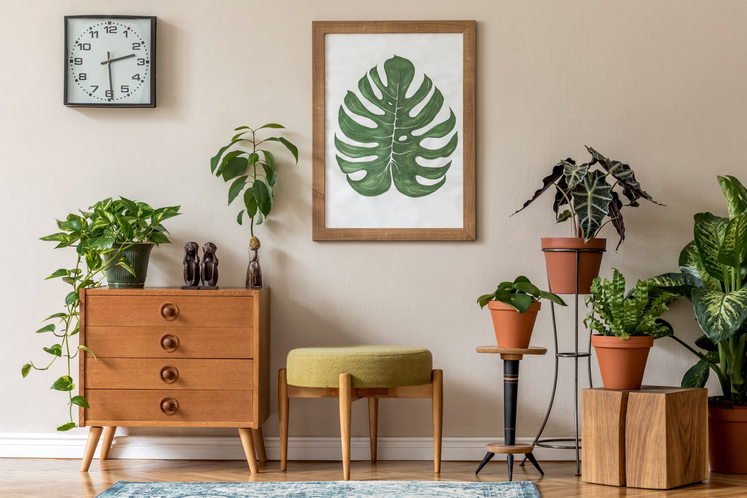 groene planten in huis duurzaamheid